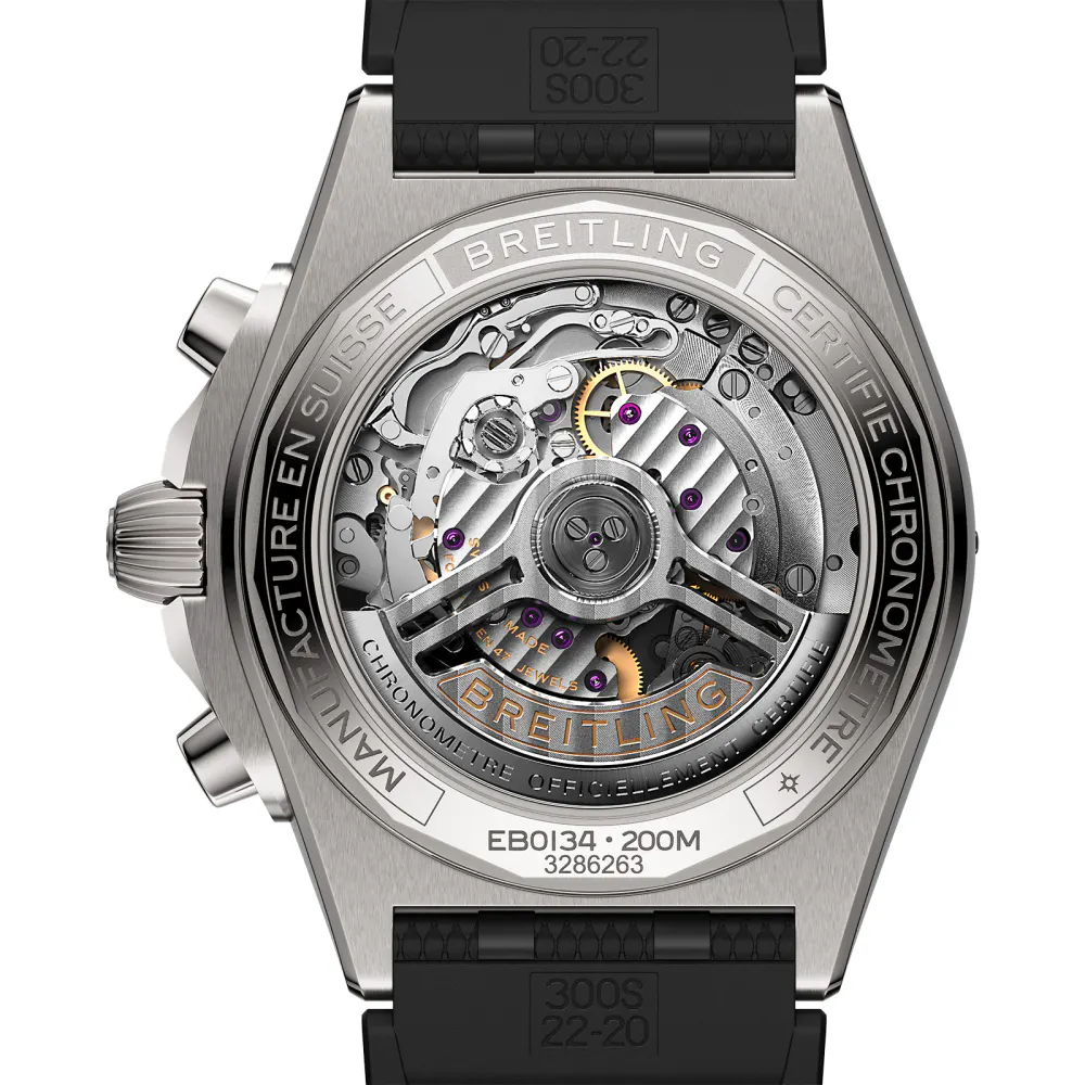 Breitling Chronomat B01 42mm Mens Watch Grey Rubber in Grey, additional product view 2
