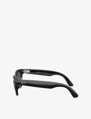 RAY-BAN META RW4014 Skyler Cat-Eye Meta AI Glasses in BLACK, additional product view 3