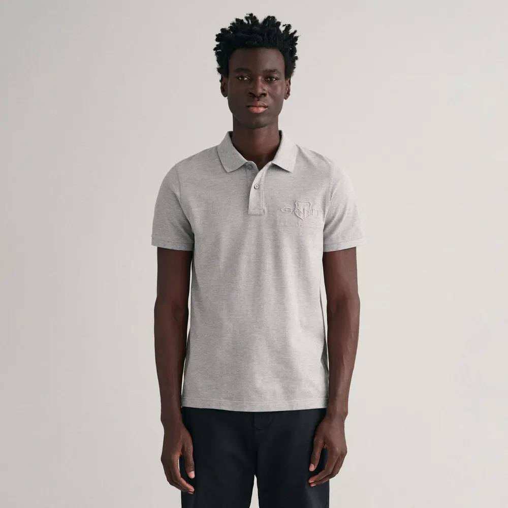 Gant Tonal Shield Polo Shirt