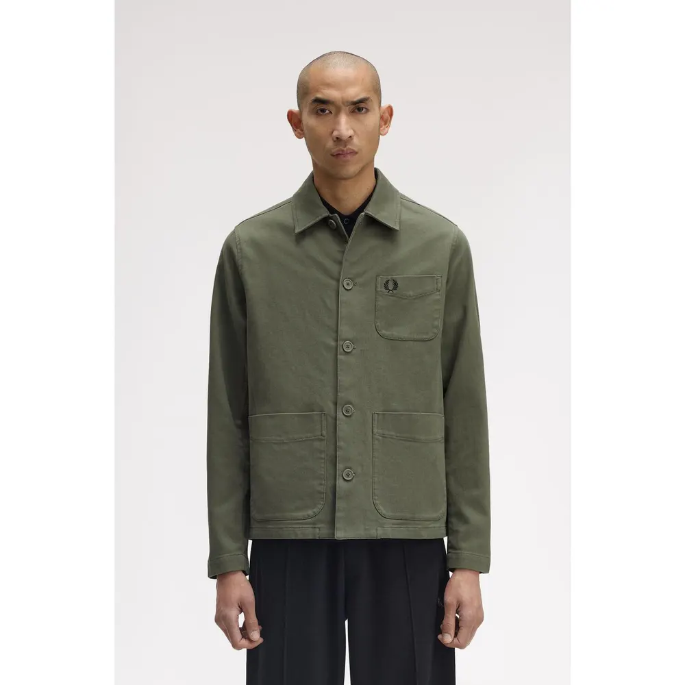 Fred Perry Men's Bedford Cord Overshirt detail 3