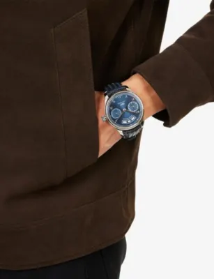 REFor Him WATCHES Pre-loved IWC Schaffhausen Annual Calendar stainless-steel automatic watch detail 3