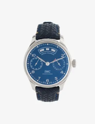 REFor Him WATCHES Pre-loved IWC Schaffhausen Annual Calendar stainless-steel automatic watch