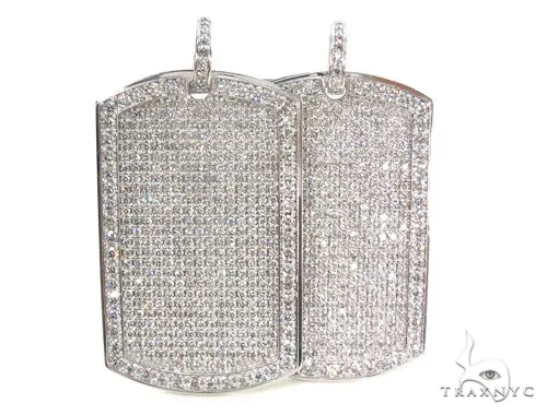 RINA - For Him FACTORY Double Dog Tag Pendant Set 35981 in Rose Gold – Pendant