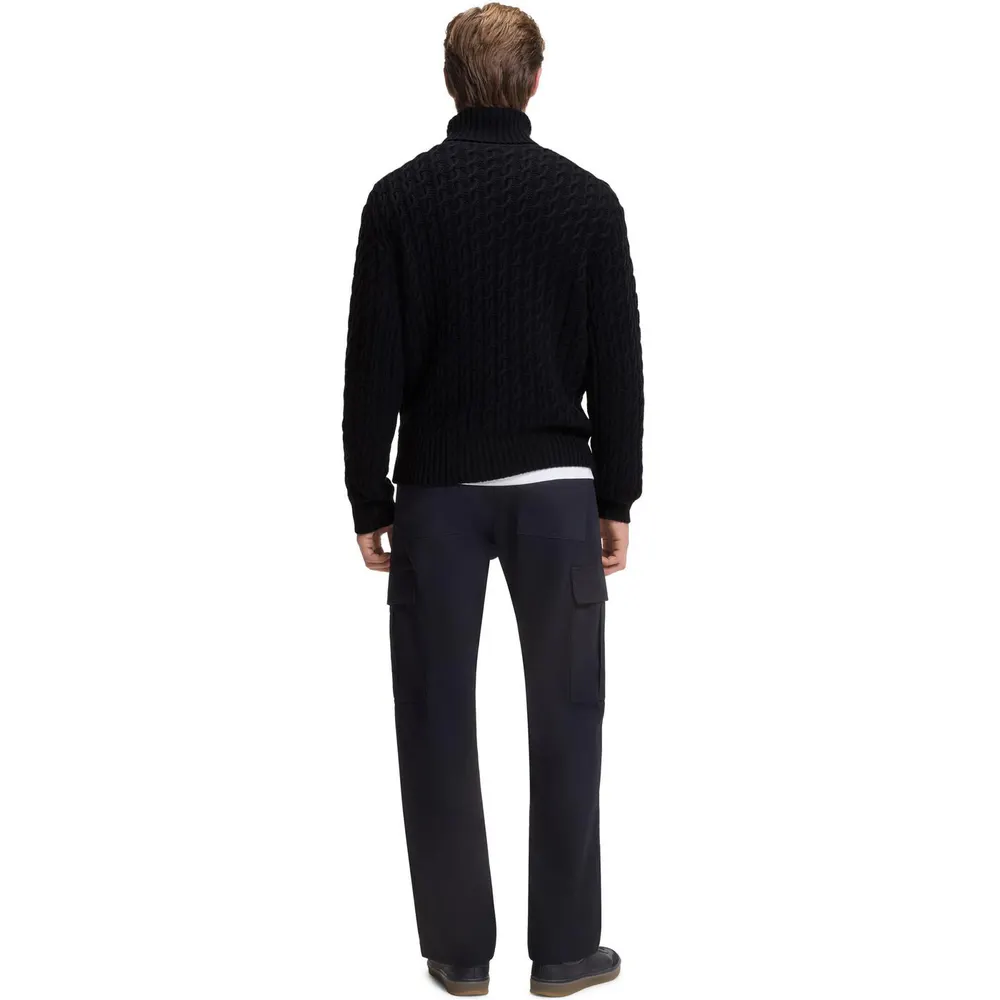 Boss Men's HBB Herrero Wool Crew Neck Jumper detail 3