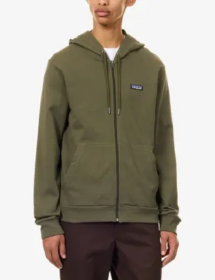 PATAGONIA Daily Full-Zip Cotton Hoody in Basin Green, additional product view 3