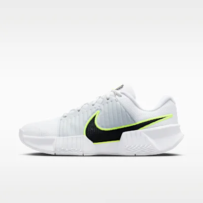 Nike GP Challenge Pro Men's Hard Court Tennis Shoes - White/Pure Platinum/Volt/Black