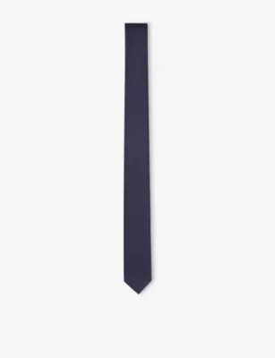 THE KOOPLES Jacquard-skull silk tie in NAVY – Mens | Ties | Knitted Ties