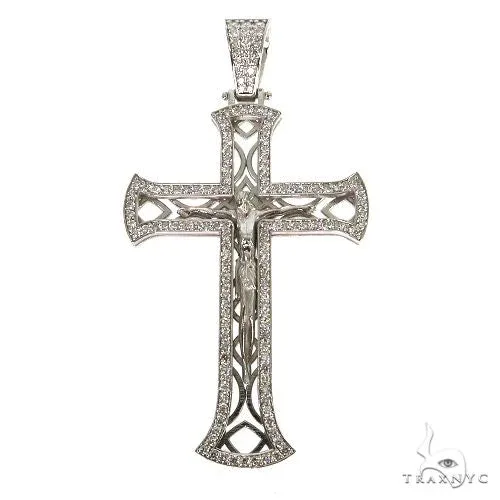 RINA - For Him FACTORY Crucifix Diamond Cross 67884 in Rose Gold – Pendant