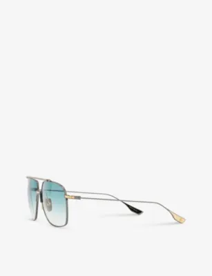 DITA DTS-100 Alkamx pilot-frame acetate sunglasses detail 3
