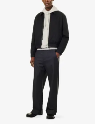 AMI PARIS De Cœur Zip-Up Cotton Jacket detail 2