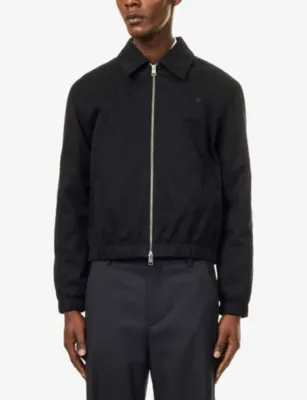 AMI PARIS De Cœur Zip-Up Cotton Jacket detail 3