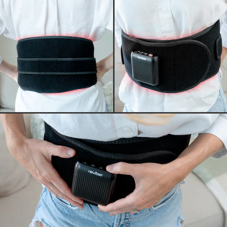 Reviber Zen Physio Lower Back Therapy Belt with Infrared Light, Heat & Vibration Massage Pad, additional product view 2