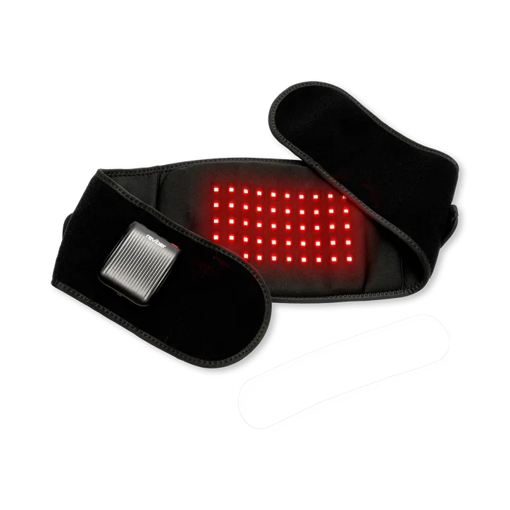 Reviber Zen Physio Lower Back Therapy Belt with Infrared Light, Heat & Vibration Massage Pad