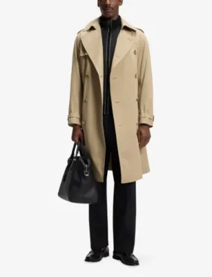 BOSS Funnel-Neck Zip-Up Cotton Sweatshirt detail 2