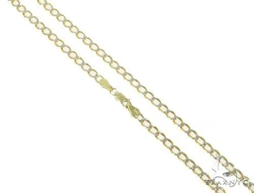 JALGAS - ROYAL CHAIN GROUP 14K Yellow Gold Solid Curb Chain 5.4mm 47107 in 20 Inches – Chain