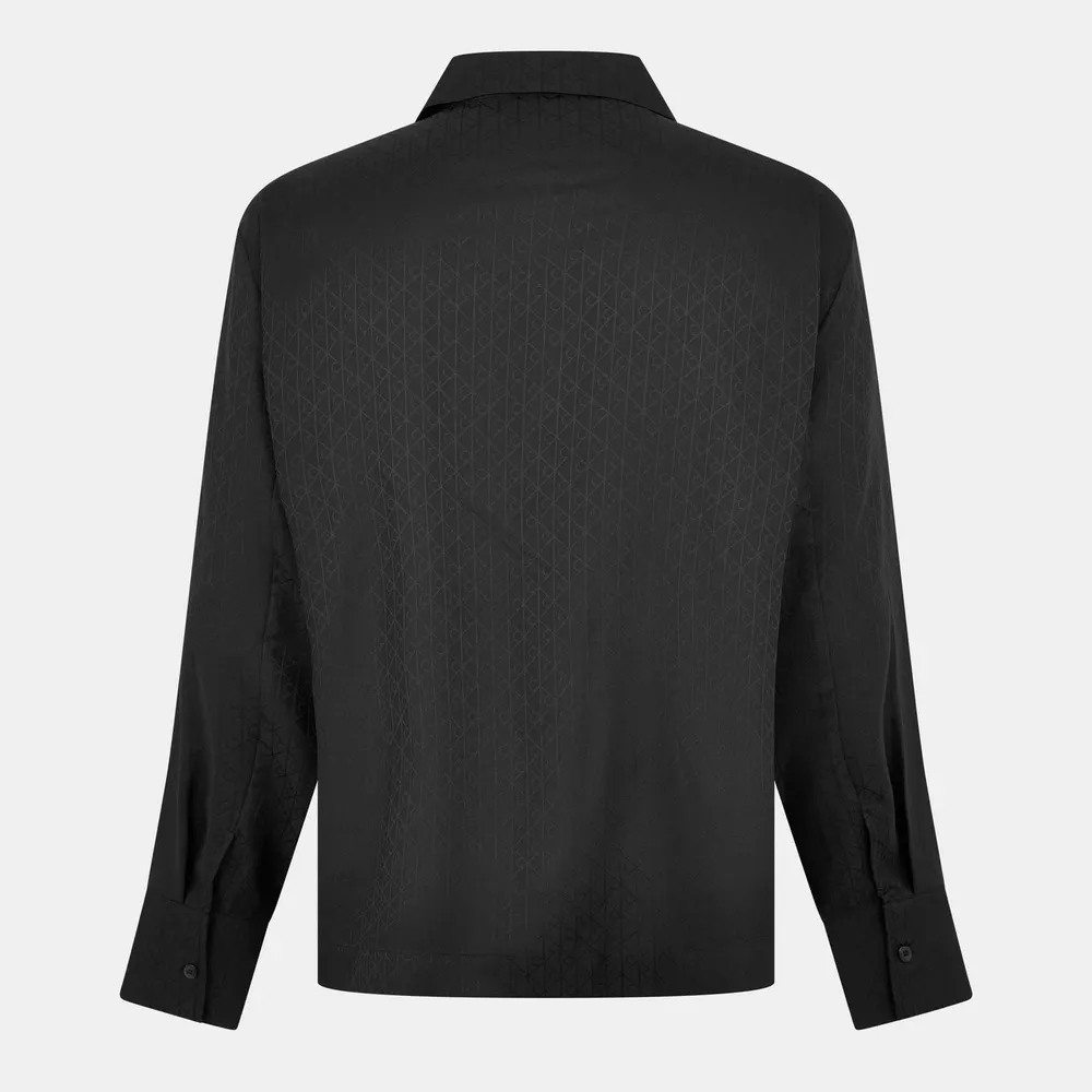 Calvin Klein Men's SlpSatin Long Sleeve Pyjama Top detail 2
