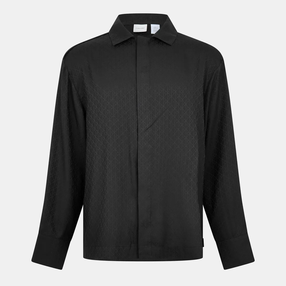 Calvin Klein Men's SlpSatin Long Sleeve Pyjama Top