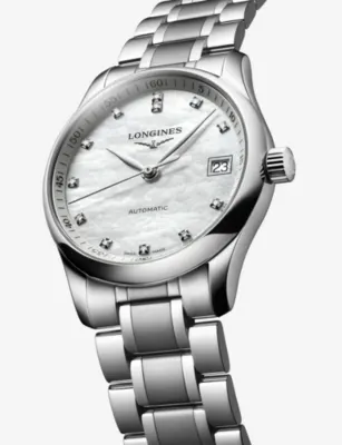 LONGINES L2.357.4.87.6 Master Collection Stainless-Steel And 0.055ct Diamond Automatic Watch detail 2