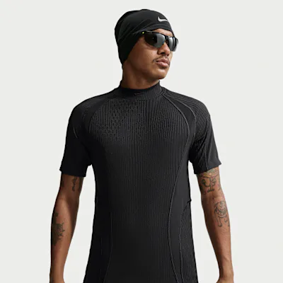 Nike Tech Men's Dri-FIT ADV Short-Sleeve Top - Black/Black