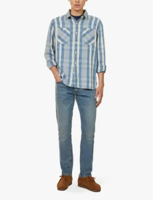 POLO RALPH LAUREN Sullivan brand patch slim-leg slim-fit stretch denim-blend jeans - 33/32 detail 2
