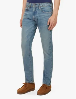 POLO RALPH LAUREN Sullivan brand patch slim-leg slim-fit stretch denim-blend jeans - 33/32 detail 3