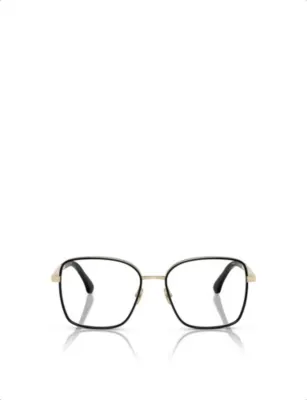 CHANEL Square-frame metal sunglasses