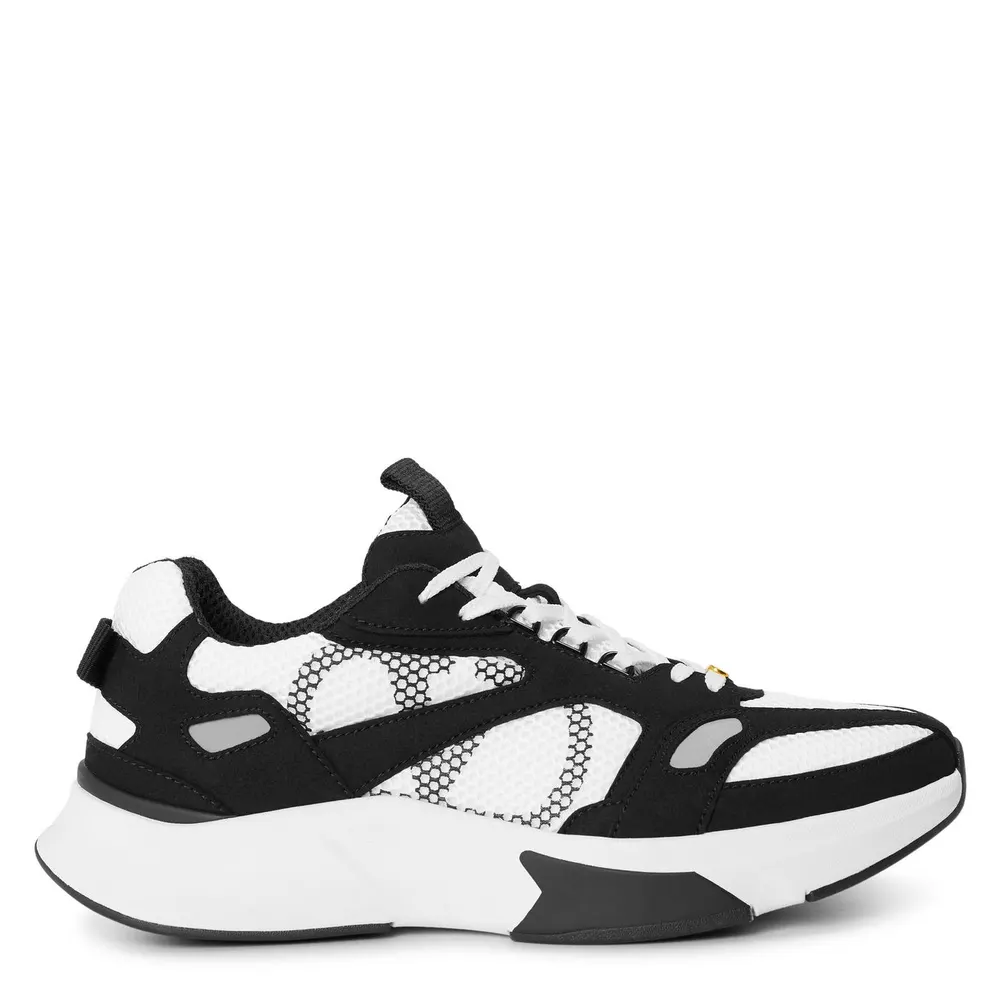 Valentino Garavani Val Demivee Snkr Sn64 in Wht/Blk/Gry – Footwear