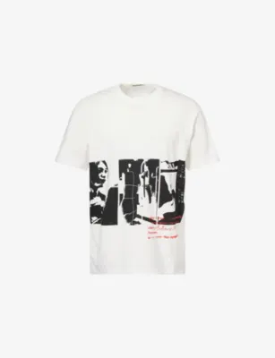 GIVENCHY Graphic-Print Crewneck Cotton T-Shirt