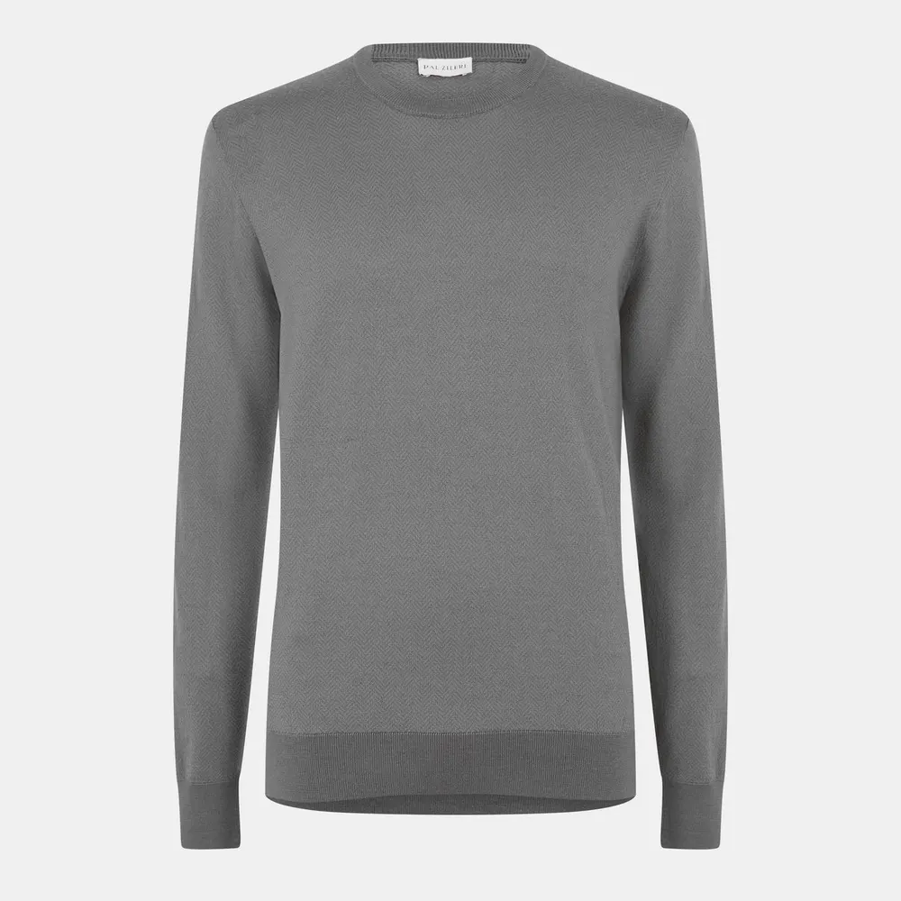 Pal Zileri Men's Knitted Crew Neck Jumper