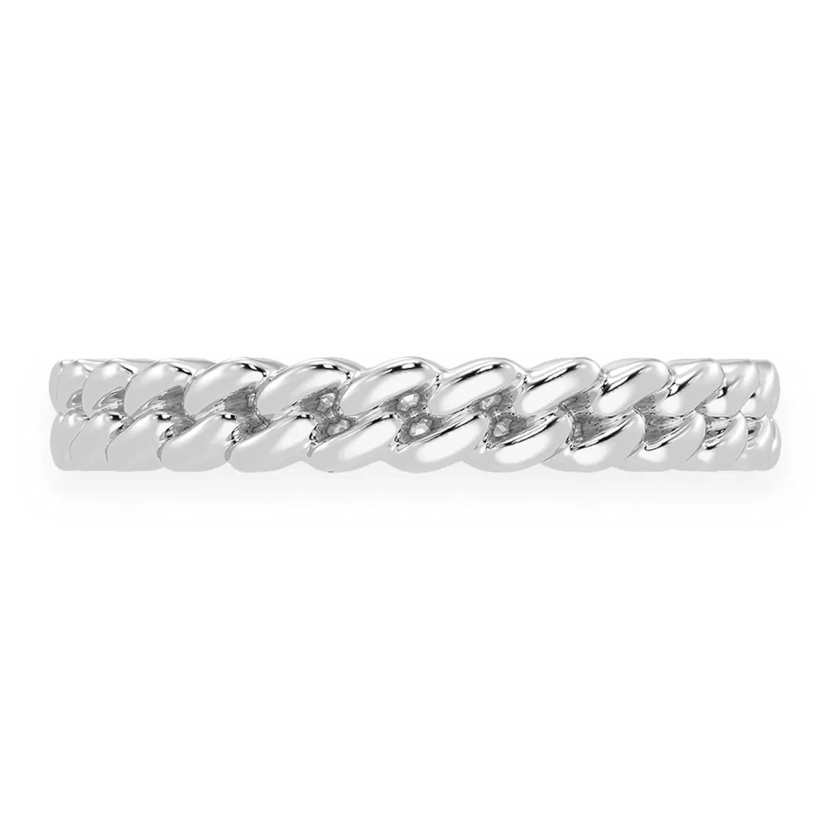 For Him Solid Gold Cuban Ring