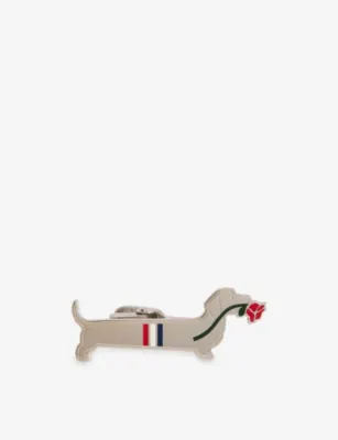 THOM BROWNE Limousine Hector Sterling Silver Tie Clip
