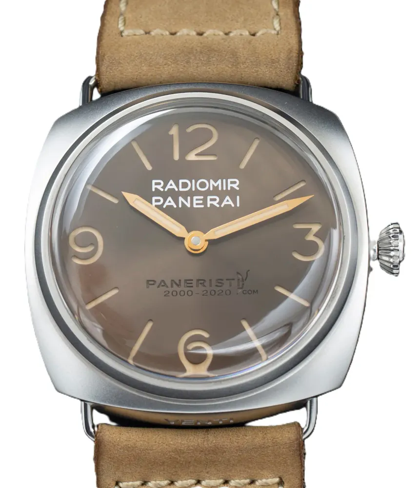 Panerai Radiomir Venti PAM02020 — 2021 — Very good in Brown Quarter Arabic – Pre-owned watches