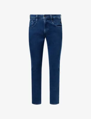 REPLAY Anbass Slim-Leg Denim Jeans - 34/32 in MEDIUM BLUE – Mens | Jeans | Slim