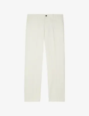 THE KOOPLES Tapered-Leg Stretch-Cotton Chino Trousers