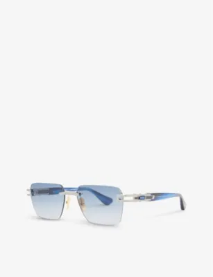 DITA D4000423 square-frame metal sunglasses detail 2