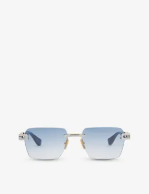 DITA D4000423 square-frame metal sunglasses