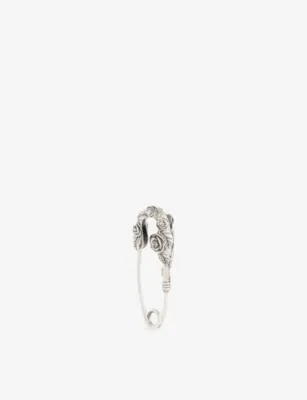 EMANUELE BICOCCHI Rose Pin Sterling-Silver Drop Earring detail 2