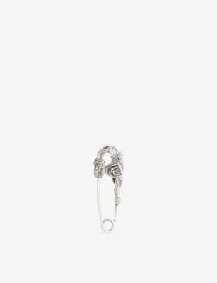EMANUELE BICOCCHI Rose Pin Sterling-Silver Drop Earring detail 3