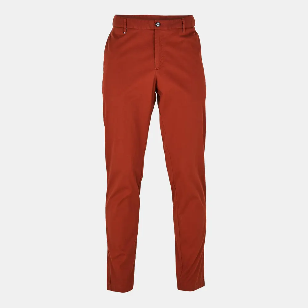 Boss Men's Black Cotton Slim Fit Trousers