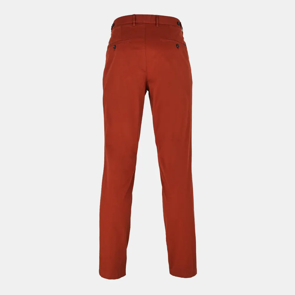 Boss Men's Black Cotton Slim Fit Trousers detail 2