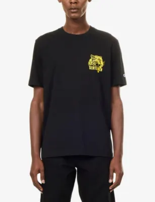 CHAMPION X THE GENTLEMAN Champion x The Gentlemen Tiger Graphic Cotton-Jersey T-Shirt detail 3