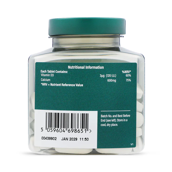 For Him Calcium + Vitamin D 600mg 60 Tablets detail 2