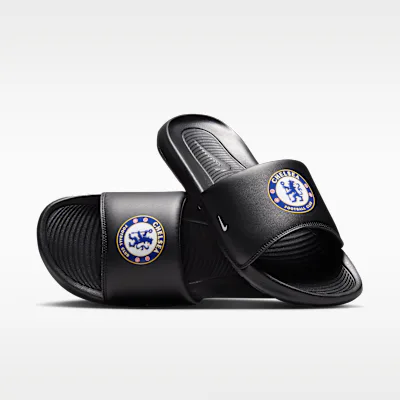 Nike Chelsea F.C. Victori One Men's Nike Slides - Black/Multi-Colour/White in Black/Multi-Colour/White – Nike men's and unisex