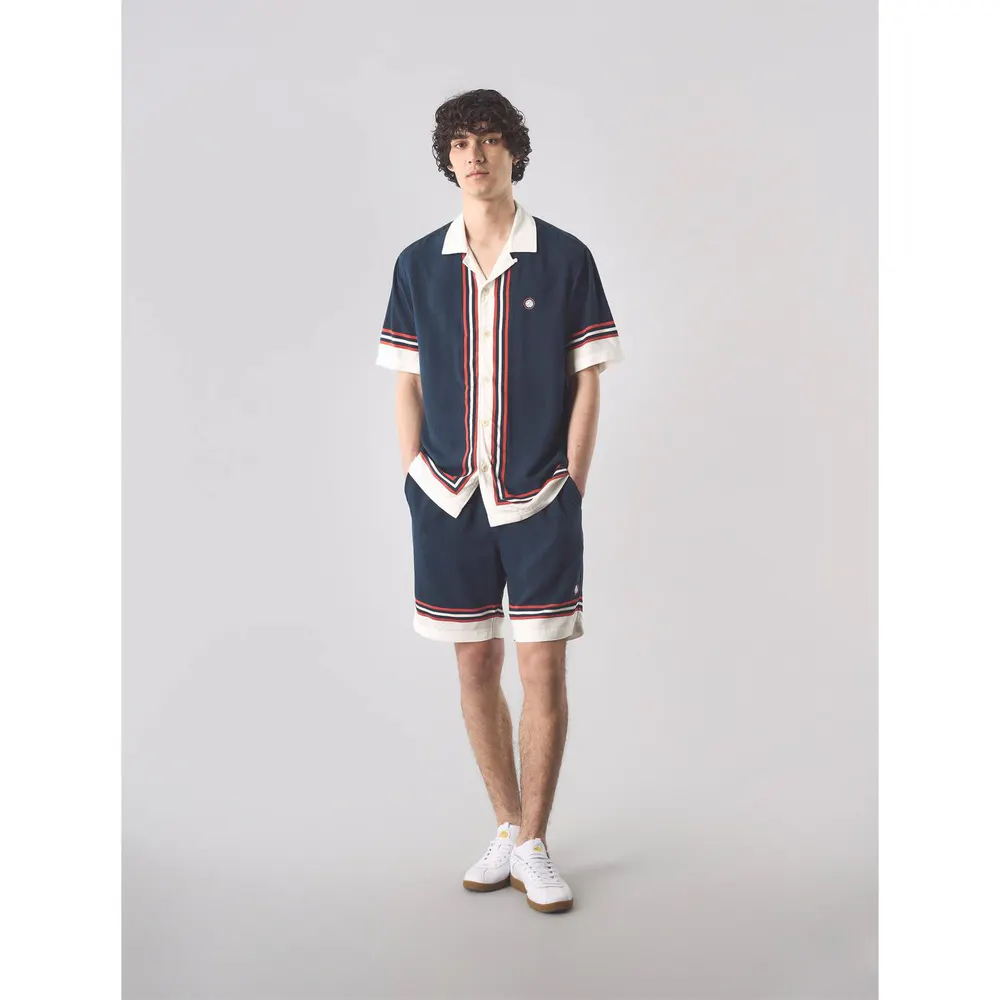 Pretty Green Men's PG Valencia Short-Sleeve Plain Shirt detail 2