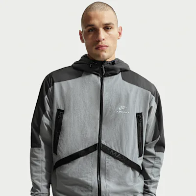Nike Sportswear Air Max Men's Woven Jacket - Cool Grey/Anthracite/Black