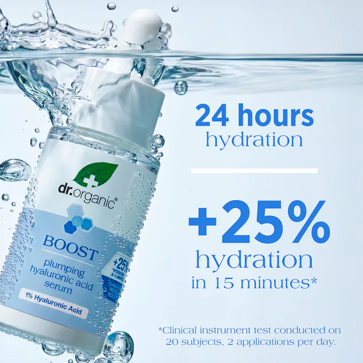 Dr Organic Boost Plumping Hyaluronic Acid Serum 30 ml detail 3