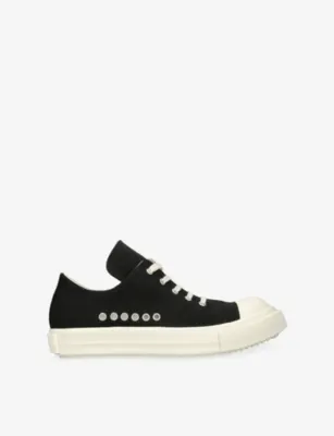 DRKSHDW Eyelet Canvas Trainers - EUR 45 / 11 UK MEN in BLACK – Mens | Trainers | Lace up trainers
