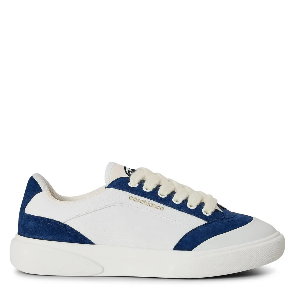Casablanca Casa Del Mar Low Sn64 in White/Navy – Footwear