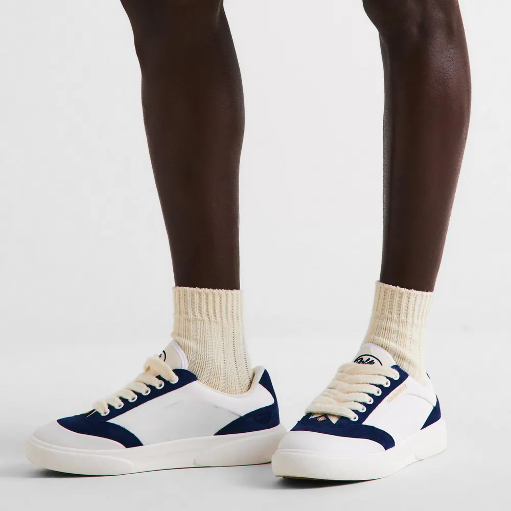 Casablanca Casa Del Mar Low Sn64 in White/Navy, additional product view 3