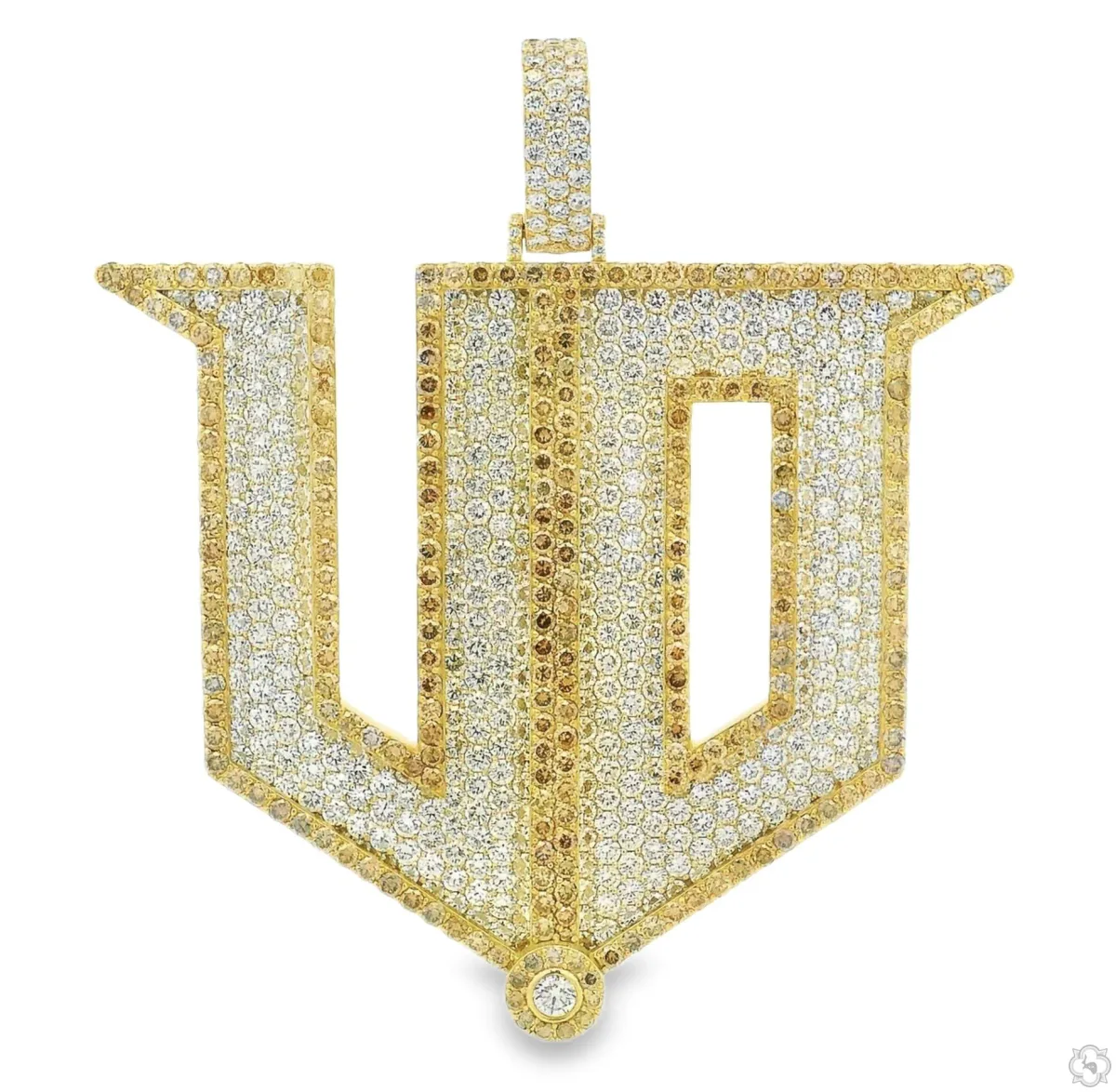 RINA - For Him CUSTOM CVD Custom Made Diamond Initial Pendant 70884 in Rose Gold – Pendant